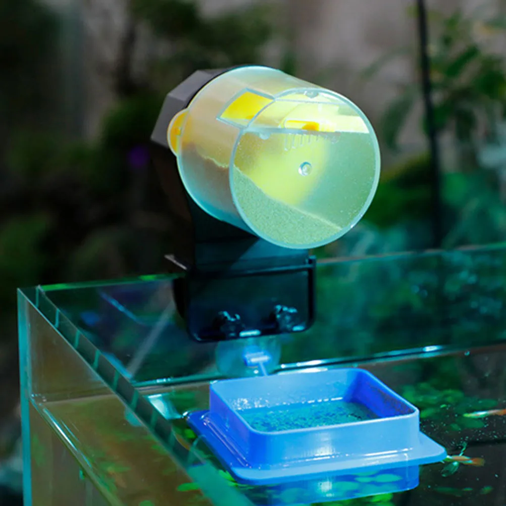 

Automatic Fish Feeder for Small Bowls Aquarium Turtle Feeding Machine Large Capacity Stable Design Pet Supplies