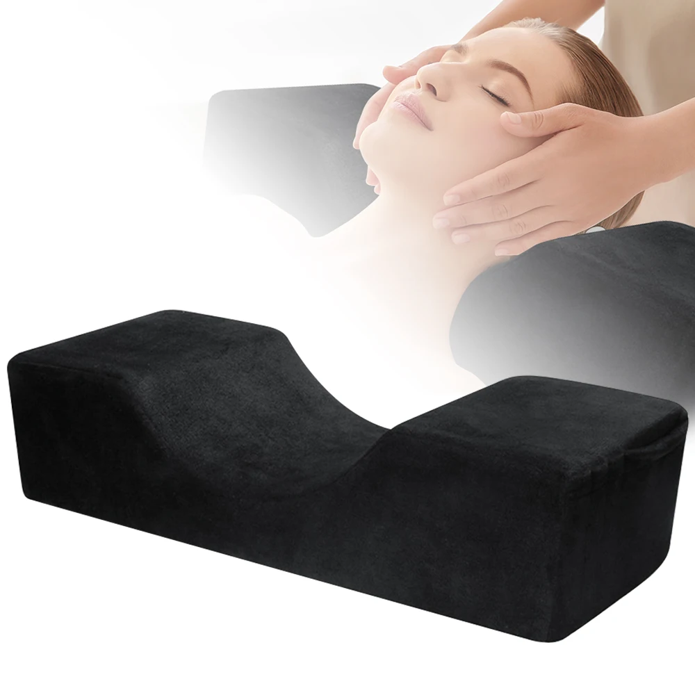 Oreiller pour cils, fournitures d'extension de levage de cils, accessoires professionnels en mousse à mémoire de forme douce, Support de cou, oreiller pour Extensions de cils