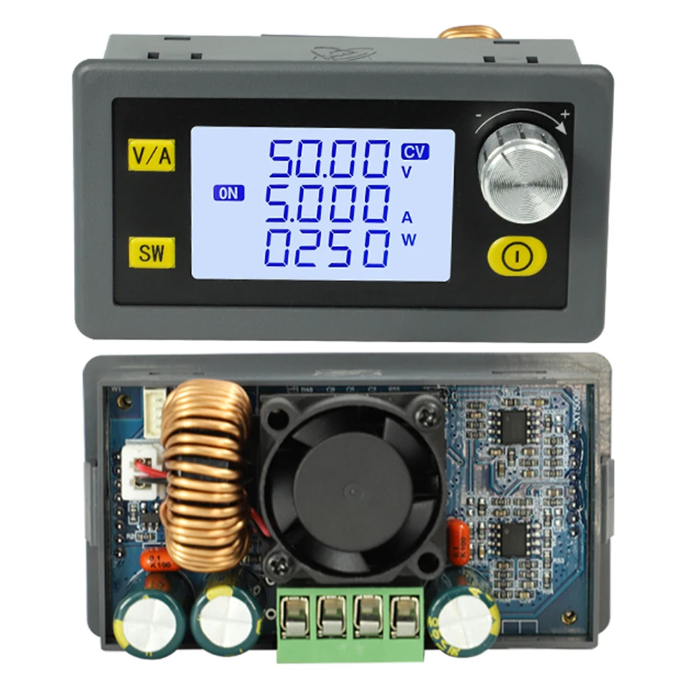 XY5005E XY5008E DC 6V-55V to 0-50V 5A 8A 250W 400W CNC Adjustable DC Voltage Regulator CV CC Step Down Power Supply Module