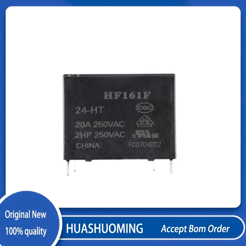 10Pcs/Lot  HF161F 24-HT   HF161F-24-HT  4pin