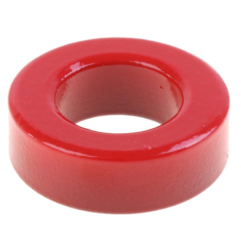 T130-2 Iron Ferrite Toroid 33*20*11 Mm For Inductors Iron Powder Red Ring Low Permeability