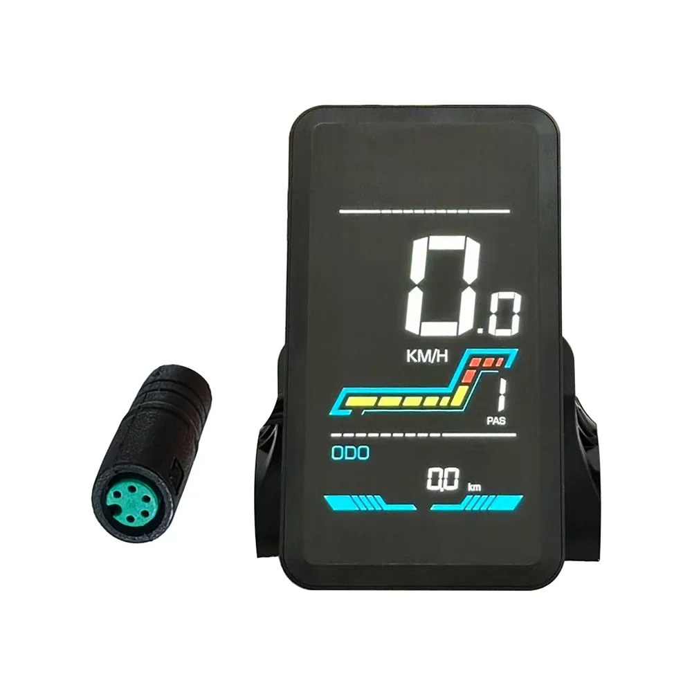 YL91F Electric Bike LCD Display Screen Meter 36V 48V 5Hole Waterproof Connector Speed Controller Panel For Ebike MTB Accessories