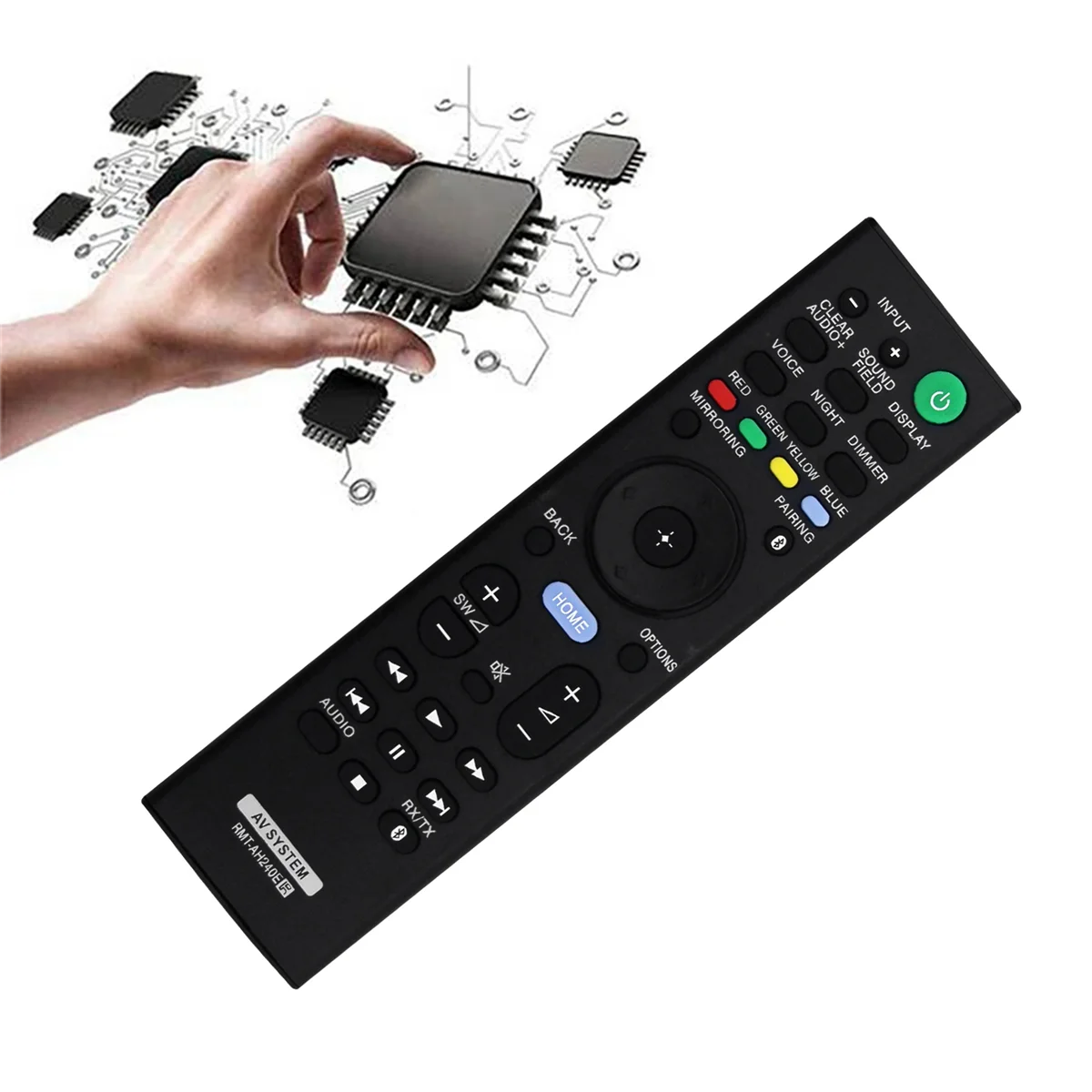 RMT-AH240E Remote Control Replace for Sony Soundbar SA-NT5 SA-WCT790 SA-CT790 HT-XT2 HT-CT790 HT-NT5 RMTAH240E