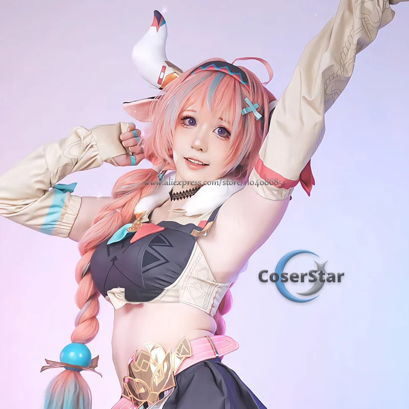 Game GenshinImpact Varesa Cosplay Costume Outfit VARESA Cosplay Dress Carnival Halloween Comic Animation Party Wig Shoes Suits image 5
