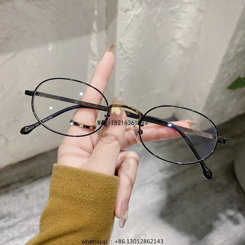 2026GOOD NEW Women's Model Oval Small Frame Glasses