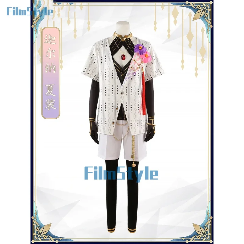 Fate/grand Order Karna Summer New Spiritual Clothes Cosplay Costume Anime Party Uniform Hallowen Play Role Clothes FilmStyle