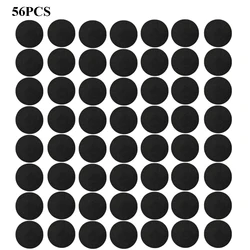 56Pcs Black EVA Foam Gaskets Adjustable 16/20/25/27/30/35/40/46mm Protective Pads for Coin Case Collection Supply (Only Gaskets)