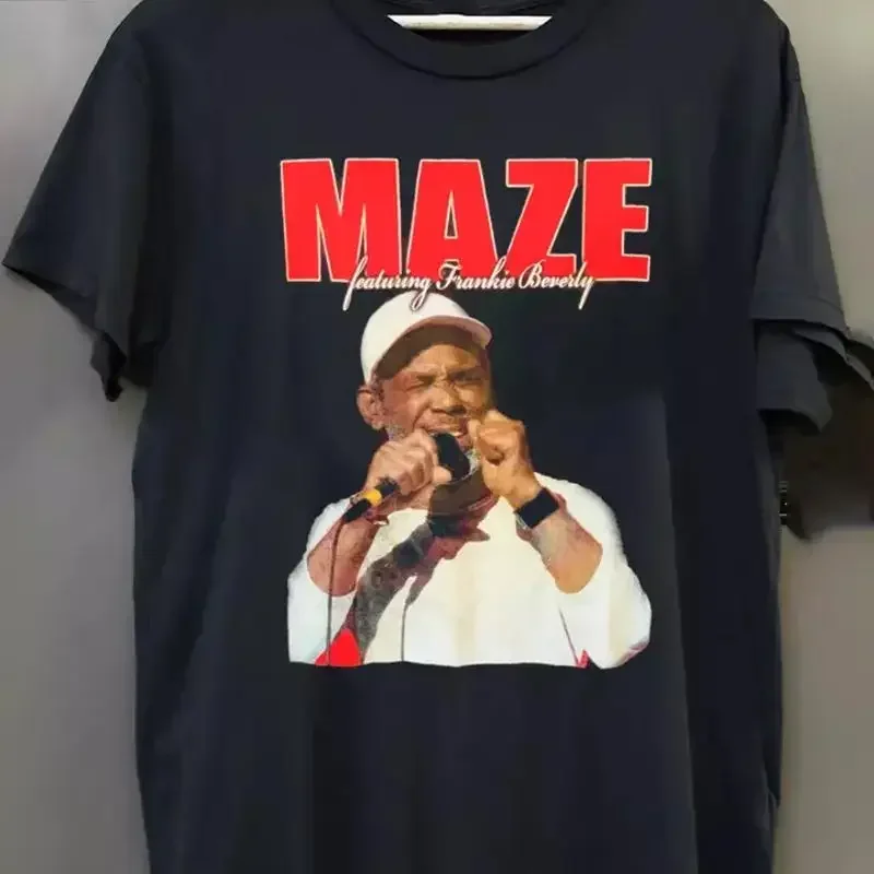 Frankie Beverly and Maze T Shirt For Fan Black All Size