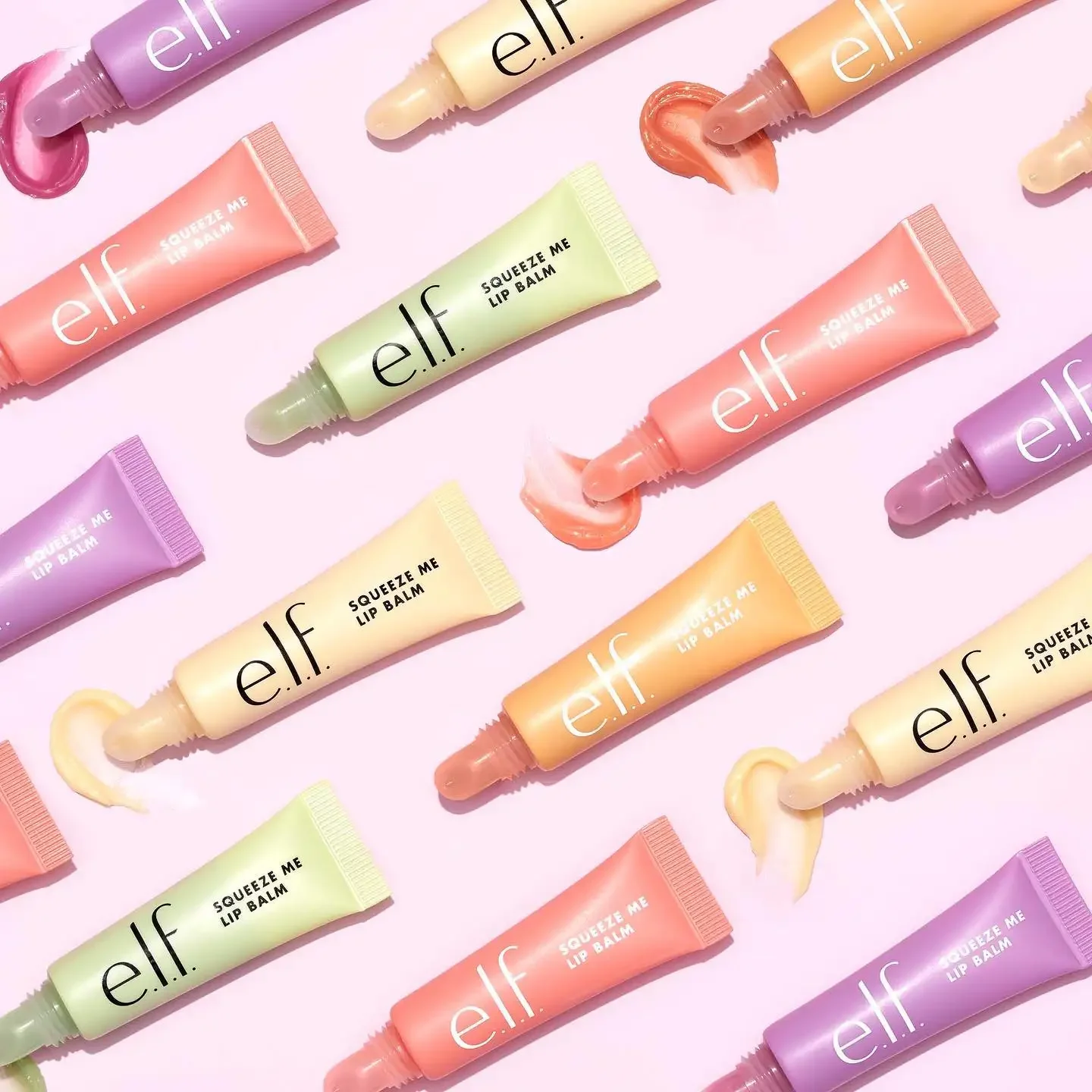 

Original Elf Squeeze Me Lip Balm Fruit Flavor Lip Glaze Colored Lipstick Moisturizing Repairing Lips Rare-Beauty Makeup Cosmetic