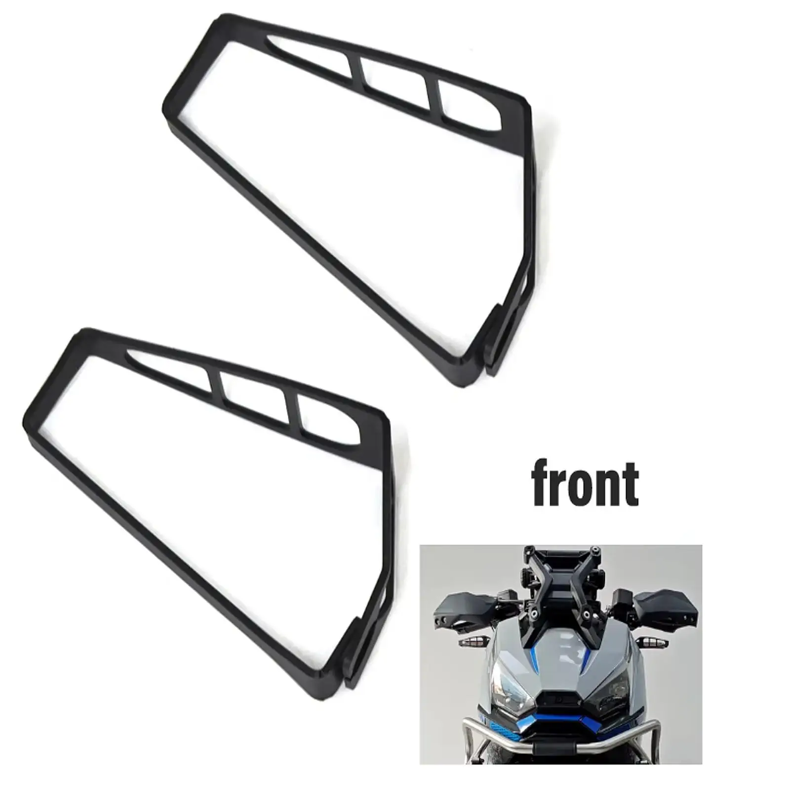 

2 защитных чехла для указателей поворота из углеродистой стали для Zontes 368G