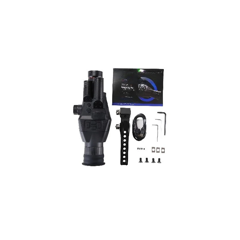 

Night vision scope, with wireless rangefinder, trajectory calculation, hunting trajectory, infrared hunting camera 5000J single
