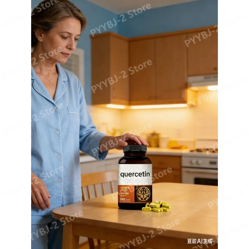 

Капсулы кверцетина - растительная флавоноидная пищевая добавка, 240 капсул - здоровая формула для ежедневного питания