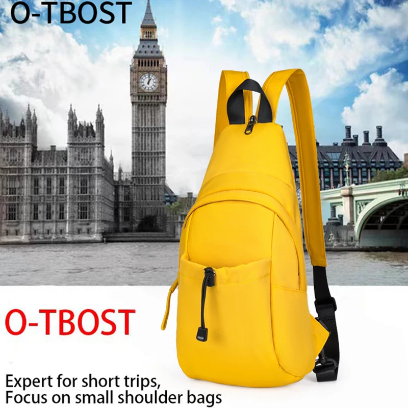 Unisex Oxford Cloth 2 in 1 Chest Bag Backpack Outdoor Leisure Men\'s Shoulder Bag Portable Crossbody Bag