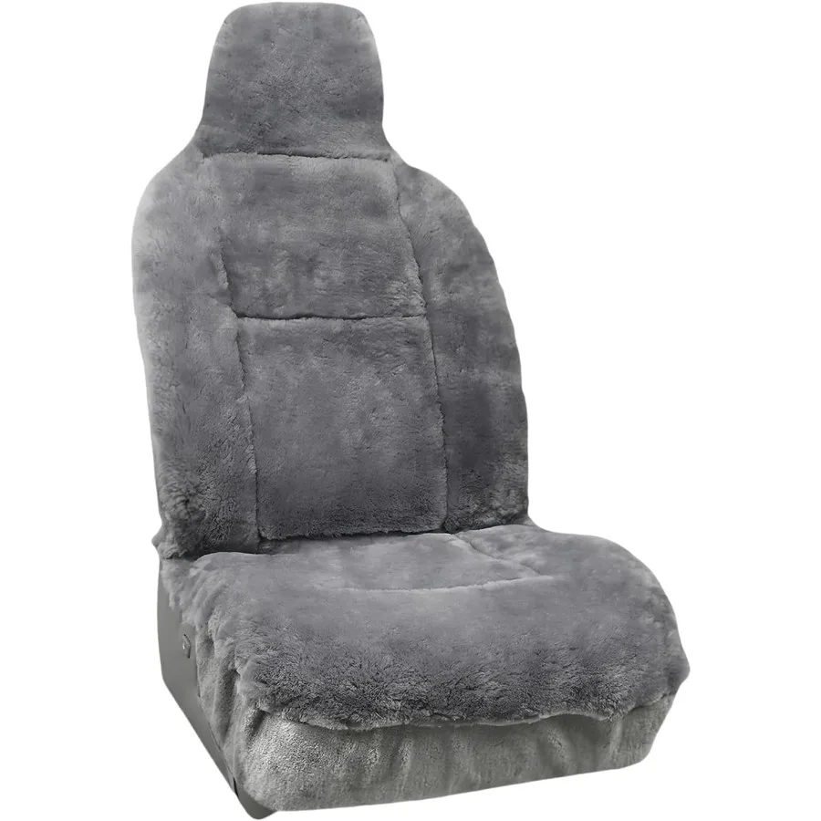 

Aegis Cover 2025 Upgraded Premium Australian Merino Sheepskin Car Seat Cover EasyInstall Summer and Winter Universal Fit for SU