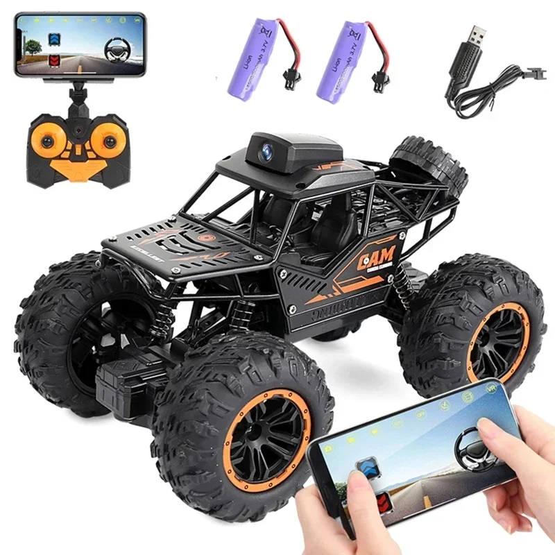 2.4Ghz 1:18 Rc Car With HD 720P WIFI FPV Camera Electric CAR Machine On Remote Control Stunt SUV Radio control Climbing Toys