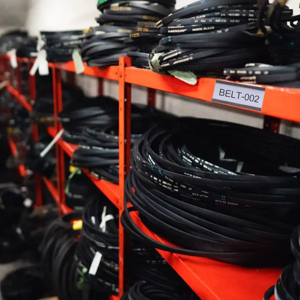 White Paper Cards Magnetic Label Holder Protective Film Mess Free Shelf Label Holder Removable Strong Magnet