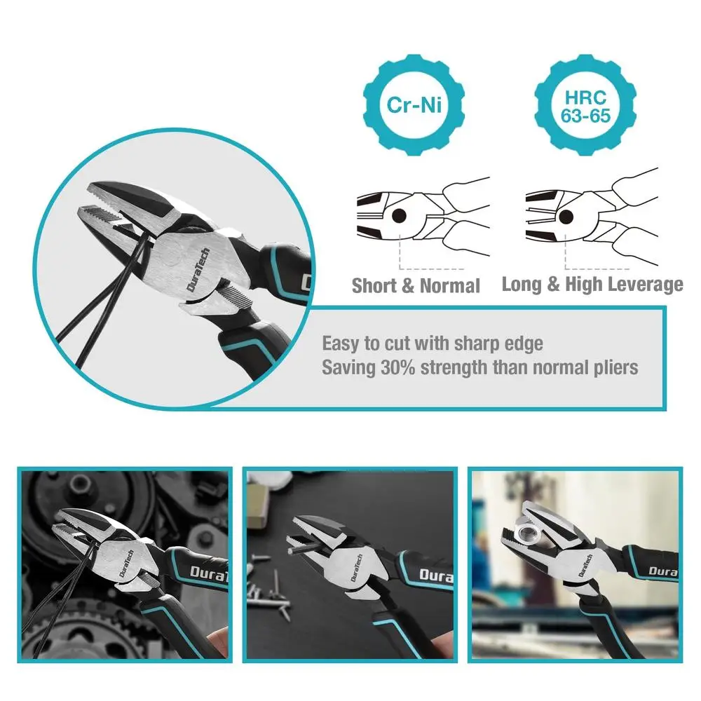 Set di pinze forgiate professionali da 8 pezzi Chiave regolabile per giunto scanalato con custodia rotante