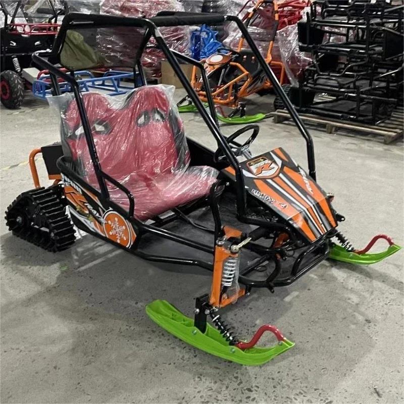 electric snowmobile snowscoot tracked snow vehicle