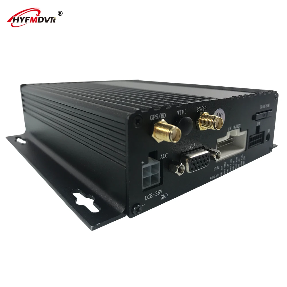 H.264 4-Kanal Mobile DVR GPS Digital Video Recoder für Bus LKW Auto Black Box