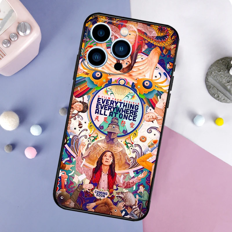 Everything Everywhere All at Once Funda For iPhone 16 15 11 12 13 14 Pro MAX X XS Max XR Plus 13 Mini Phone Case