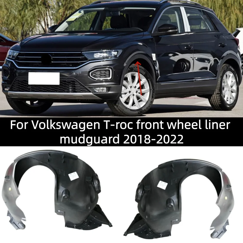 For Volkswagen T-roc Front Wheel Liner Mudguard 2018-2022