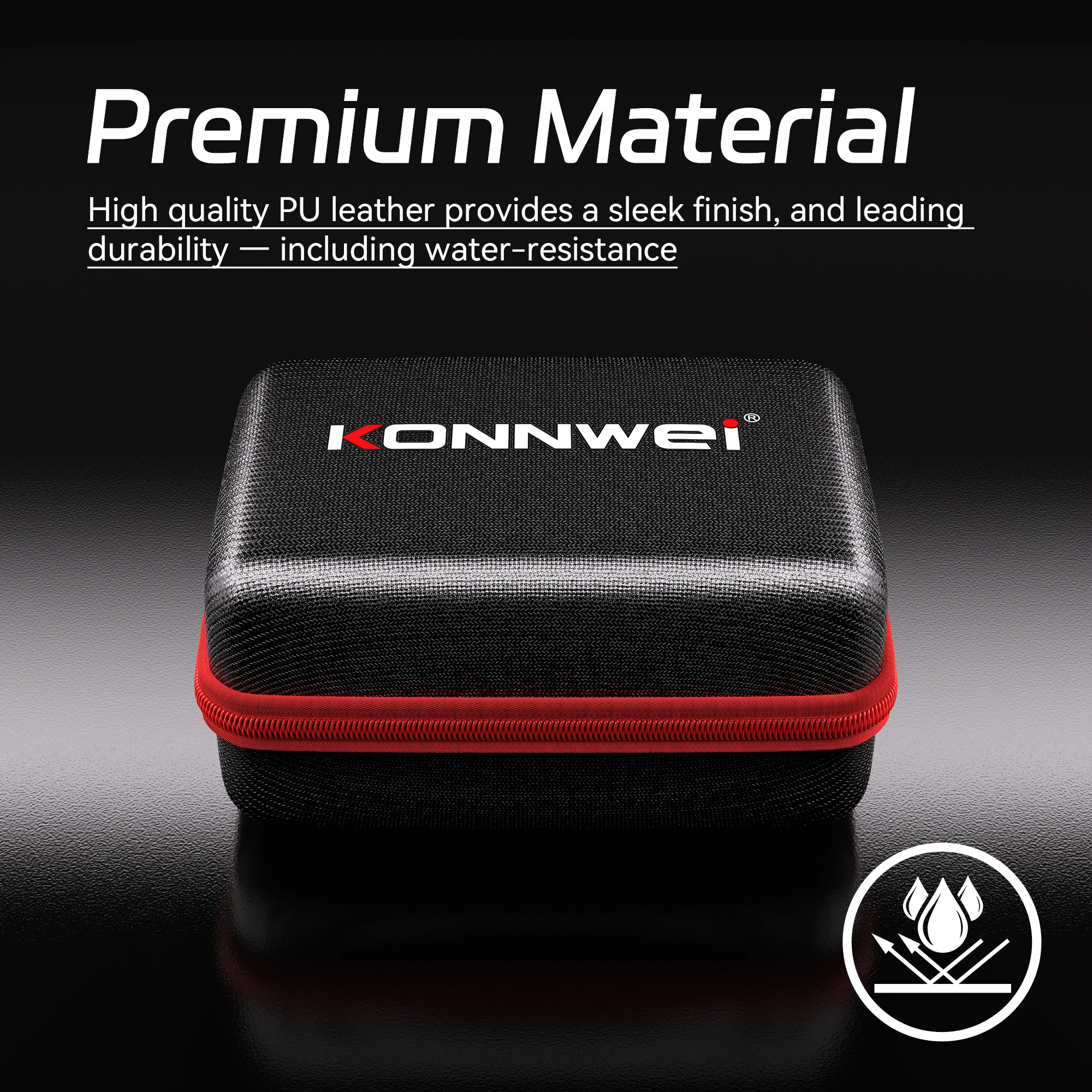 

KONNWEI Car Handheld OBD Scanner Storage Box Lightweight Stylish Car Battery Tester Storage Box Car Storage Organiser Box