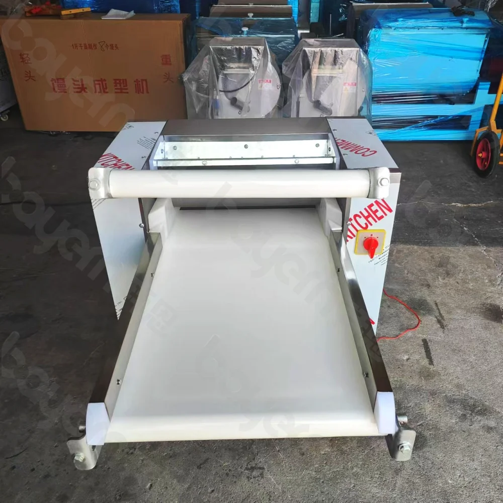 Full Automatic Stainless Steel Pizza Pastry Dough Roller Sheeter Electric Dough Roller Pressing Making Machine