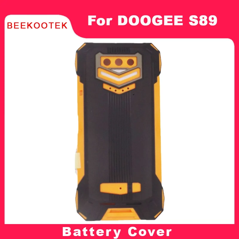 New DOOGEE S89 Battery Cover Back Cover Case Shell with Microphone Fingerprint Sensor Receiver For Doogee S89 S89 Pro Cell Phone