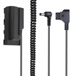 NP F970 Dummy Battery Power Adapter Cable for DC5521 D-Tap Connector to NP-F Dummy Battery for Sony NP F550 F570 NP F970