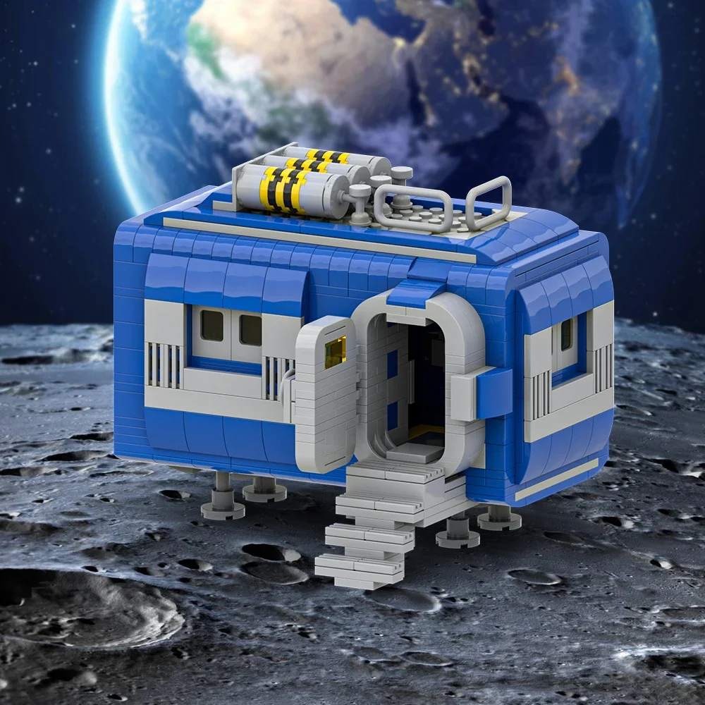 Gobricks MOC Classic Space Battle Modułowe klocki Model Space Modular Base v2 Architektura Klocki Montaż Zabawki Prezent dla dzieci