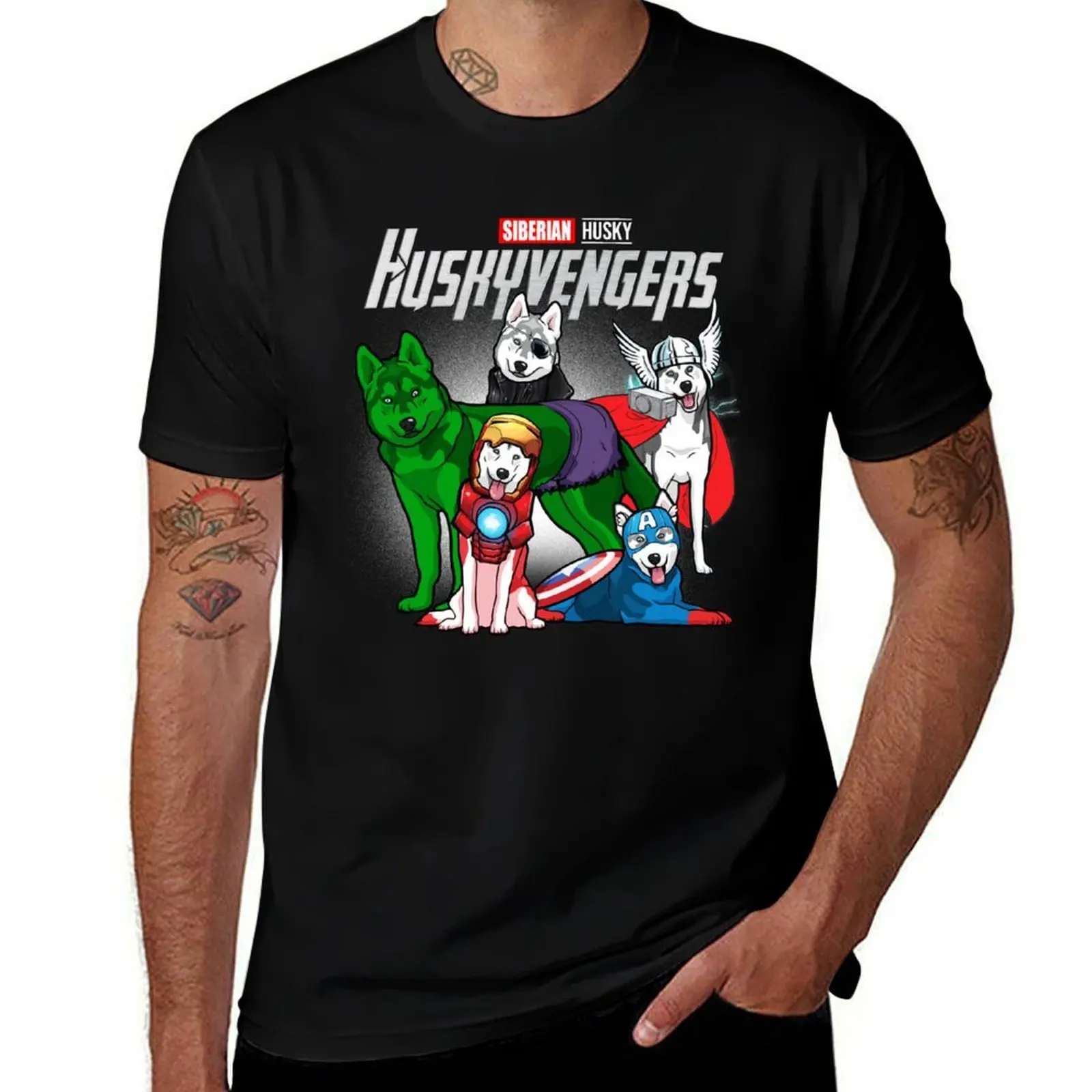 

Funny Husky Lover Gift Huskyvengers Giftfor Men Women, Gift Halloween Day, Thanksgiving, Christmas Day T-Shirt