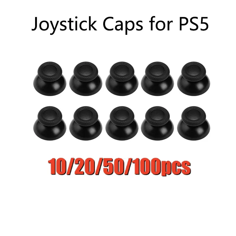 10/20/50/100pcs for PlayStation 5 PS5 Controller Thumbstick 3D Analog Thumb Stick Joystick Caps Replacement Joystick Thumb Caps