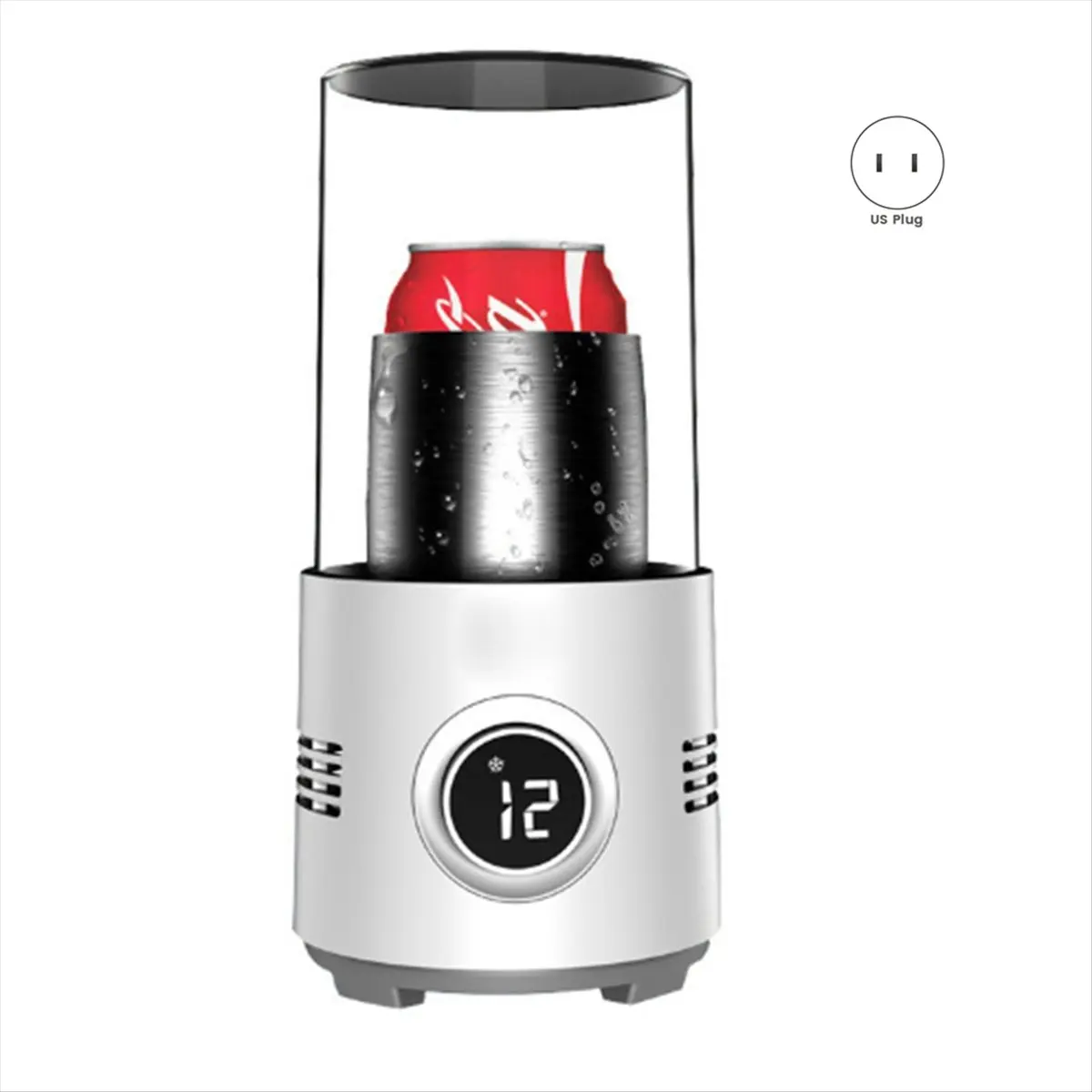 Top Sale 2 in 1 Desktop Drinks Cup Cooler Coffee Cup Warmer for Milk Tea Beer Electric Heating Cooling Beverage Cup US Plug
