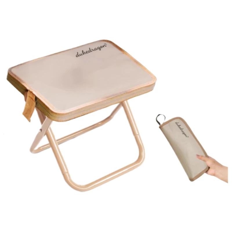 

Ultra Light Handbag Folding Stool - Portable Camping Picnic Train Standing Chair, Pouch-storable stool