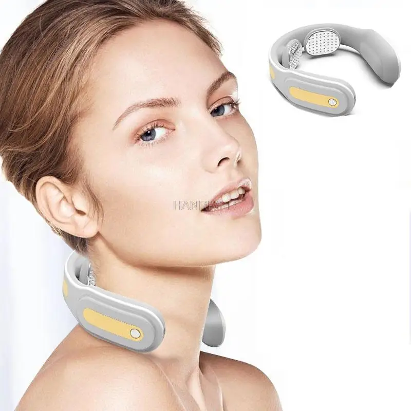 

Multi-function remote control multi-shoulder and cervical massager mini electric pulse meridian physiotherapy neck protector