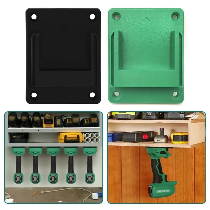 Drill Holder Power Tool Wall Mount Storage Plastic Shelf With Nails Storage Rack for Hitachi Hikoki Metabo HPT 18V 36V Tool