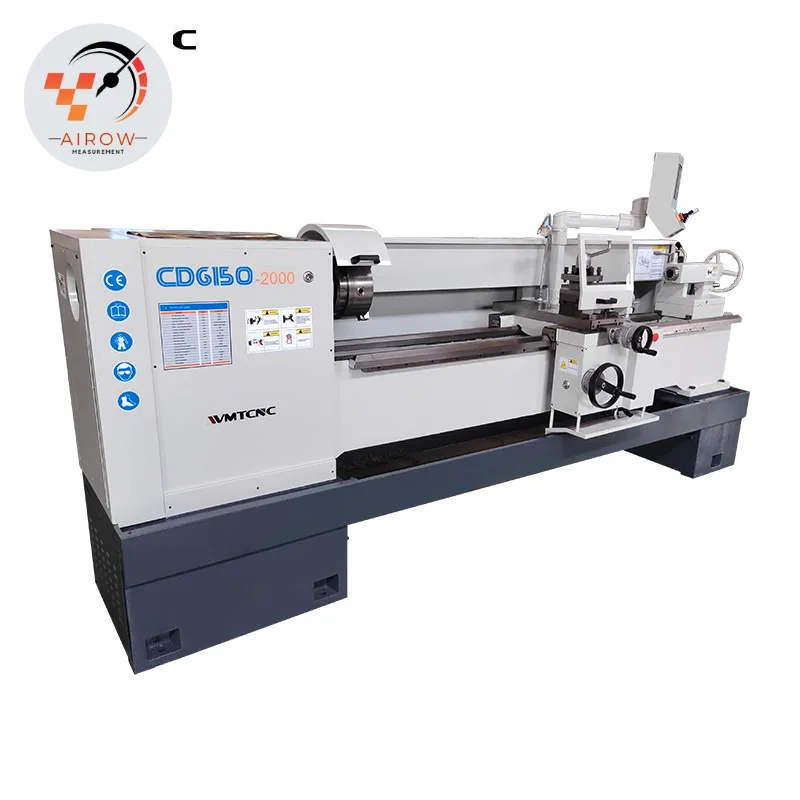 Airow New Electronic Lathe CD6150X2000 Automatic Metal Lathe Machine Conventional Lathe Machine for Sale