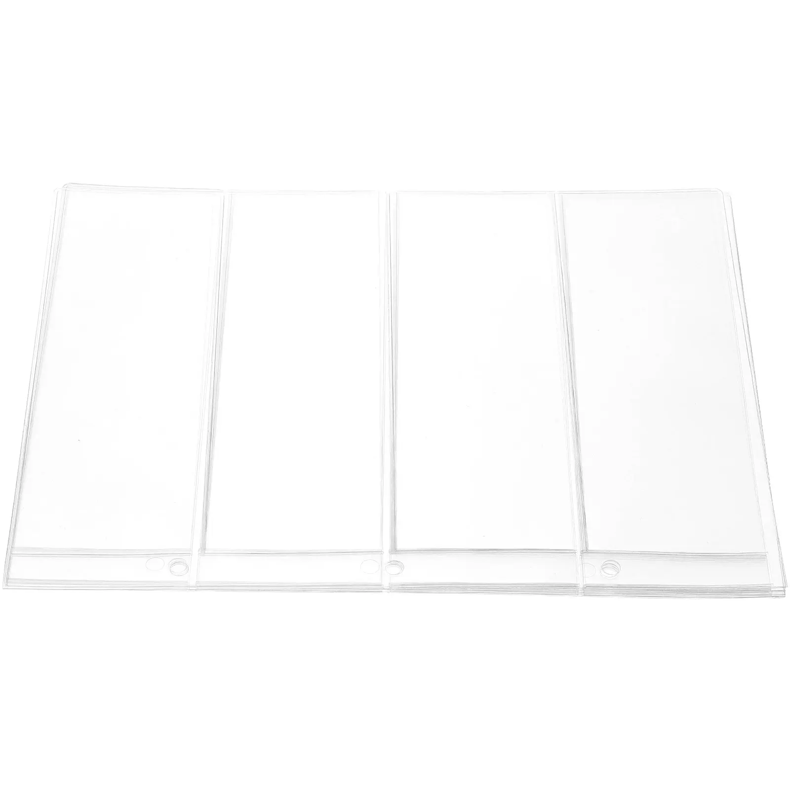 

10 шт. страниц для альбома для коллекционирования банкнот, прозрачные внутренние листы для хранения и организации наличных денег