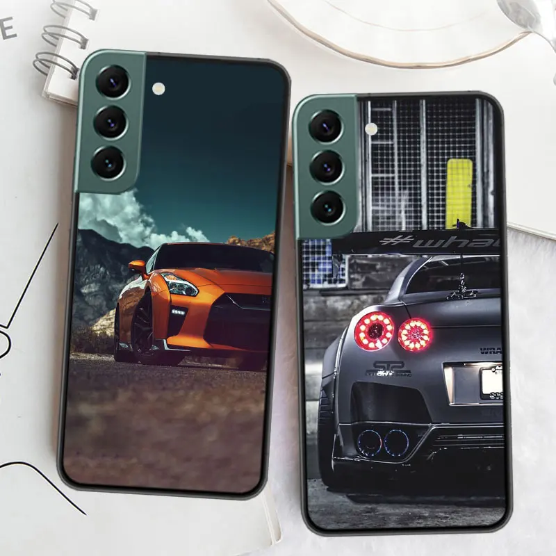 GTR เคสโทรศัพท์รถสปอร์ตสำหรับซัมซุงกาแล็คซี่ A12 A22 A32 A42 A52 A72 A54 A34 A24 A14 A73 A53 A33ฝาครอบ F62 F52 5g