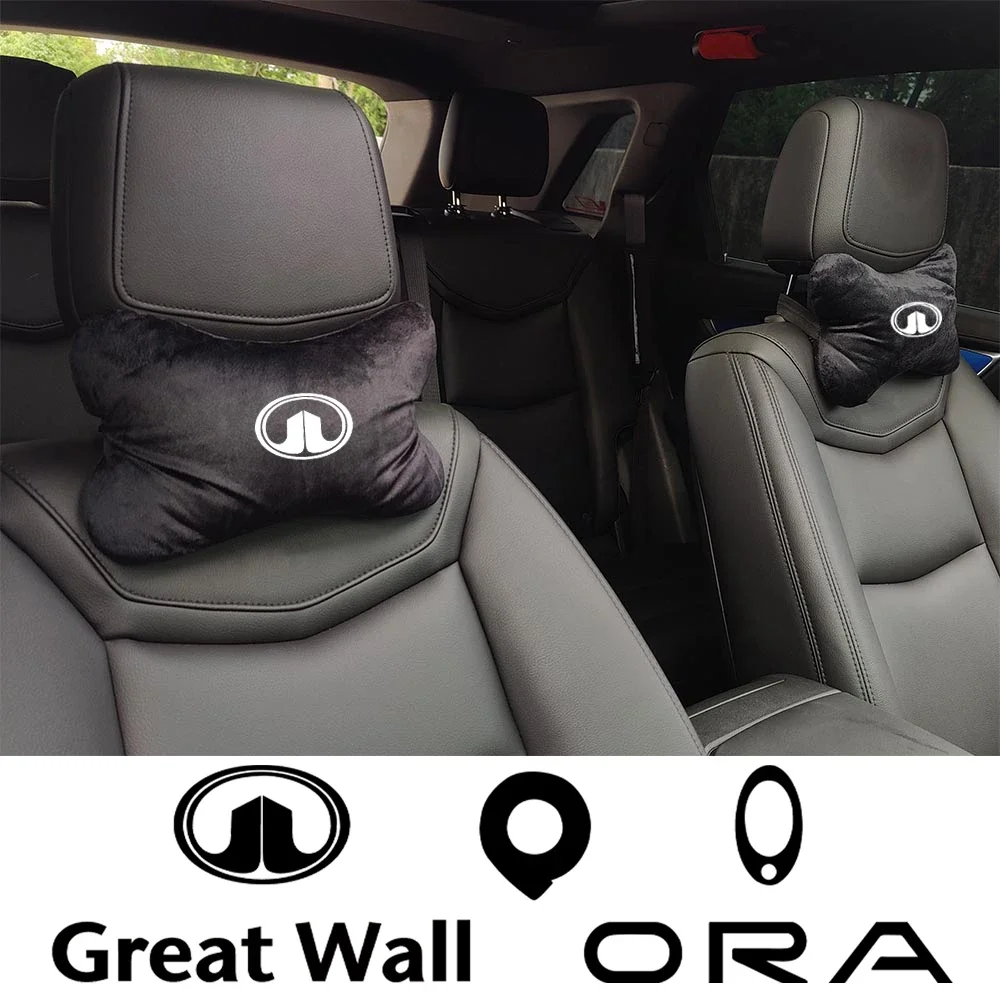 Car Headrest Cover Auto Seat Cover Head Neck Rest Pillow For Great Wall GWM WINGLE VOLEEXX WEY Poer MOCCA MACCHIATO ORA HaoMao