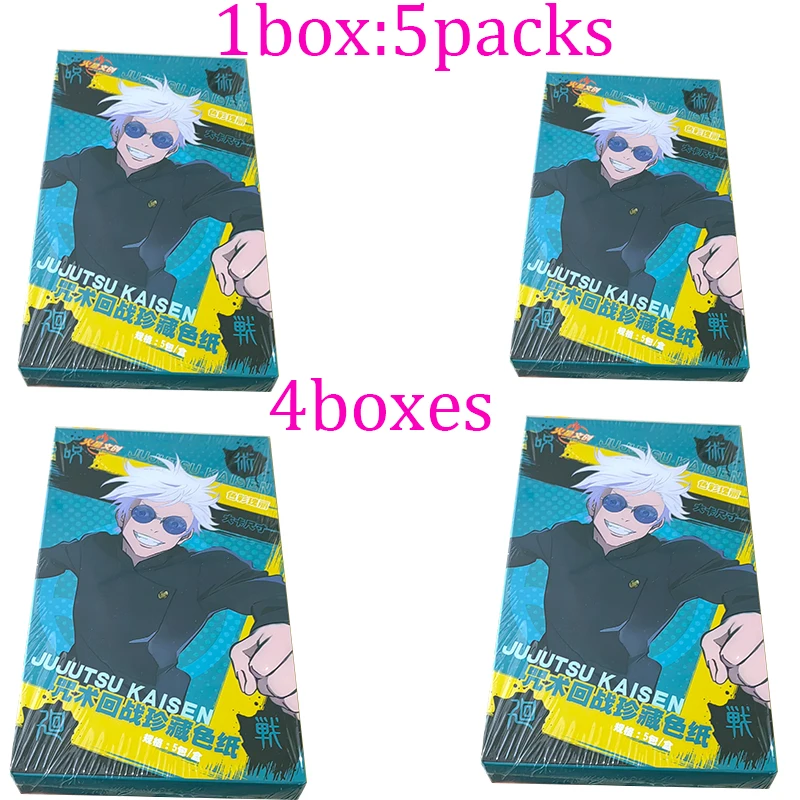 

2024 Newest 4boxes Jujutsu Kaisen Cards JJK Booster Box Gojo Satoru Nanami Sukuna Hobbies Chrismas Gift