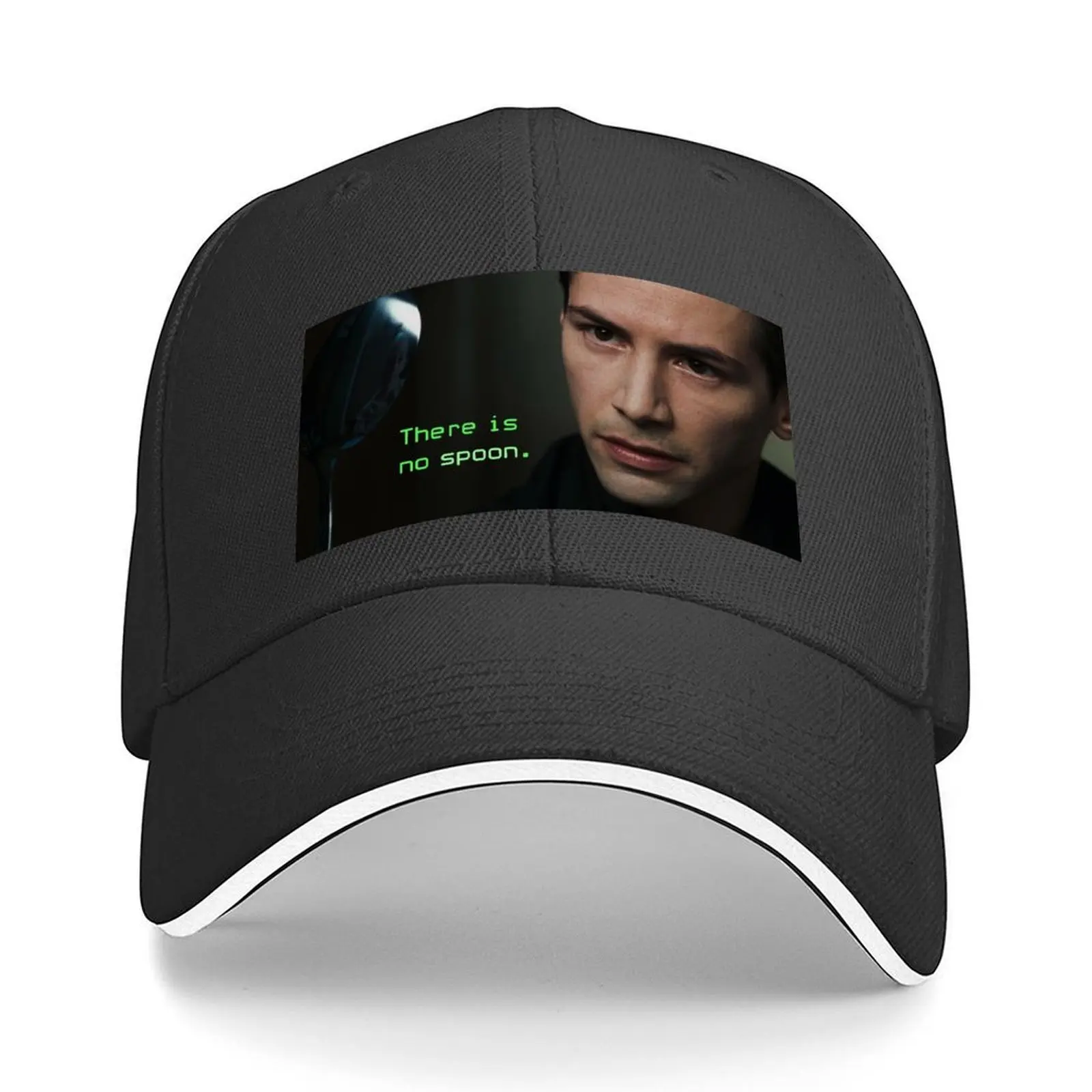 

The Matrix - There is no spoon. Baseball Cap sun hat sailor cap for men designer cap Military Man For Man Women's