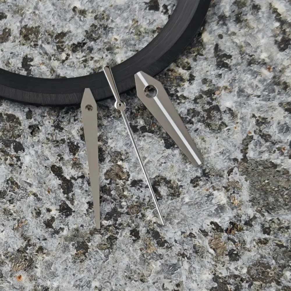 NH35 Pointer Flat Polished Pointer GS Pointer White Line Modifikasi NH36/NH34/NH38 Aksesori Jam Tangan Mekanis Ukuran 14Mm