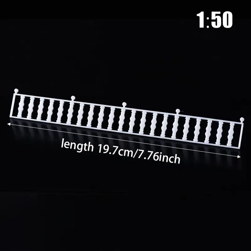 10개 미니어처 울타리 모델 철도 액세서리 1:50 미니용 디오라마 용품