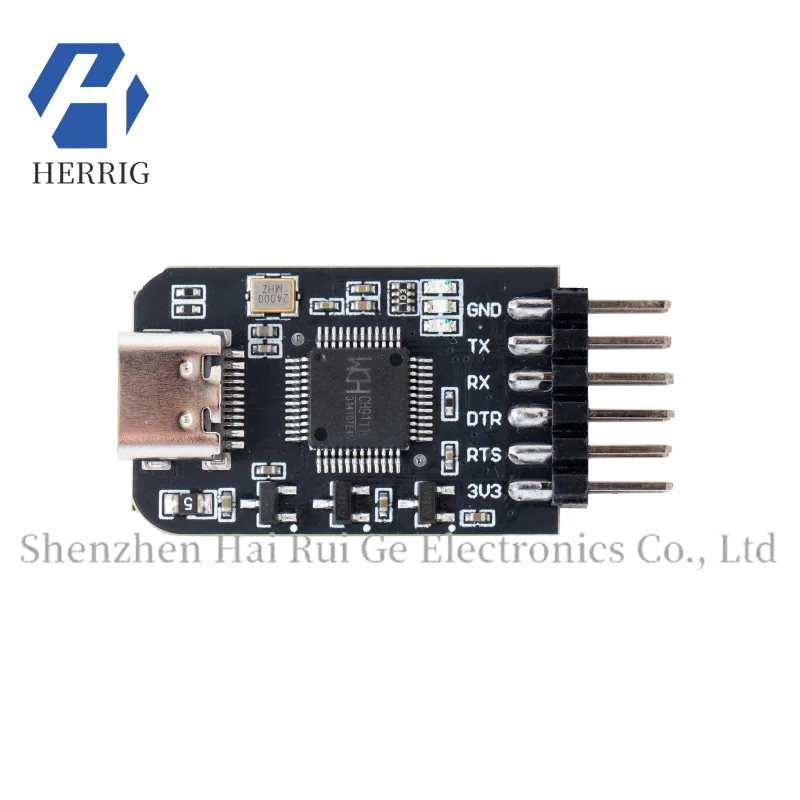 nanoUART high-speed serial tool USB to TTL module with adjustable levels for flashing, mini flow control, Android