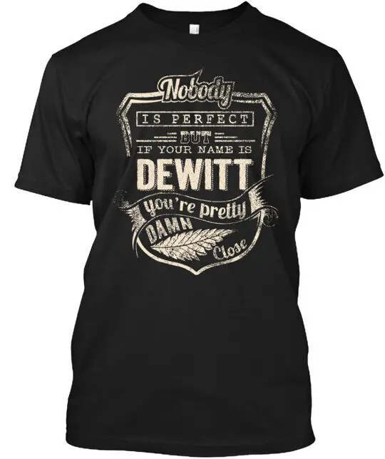 Dewitt T-Shirt Made In The Usa Size S To 5Xl