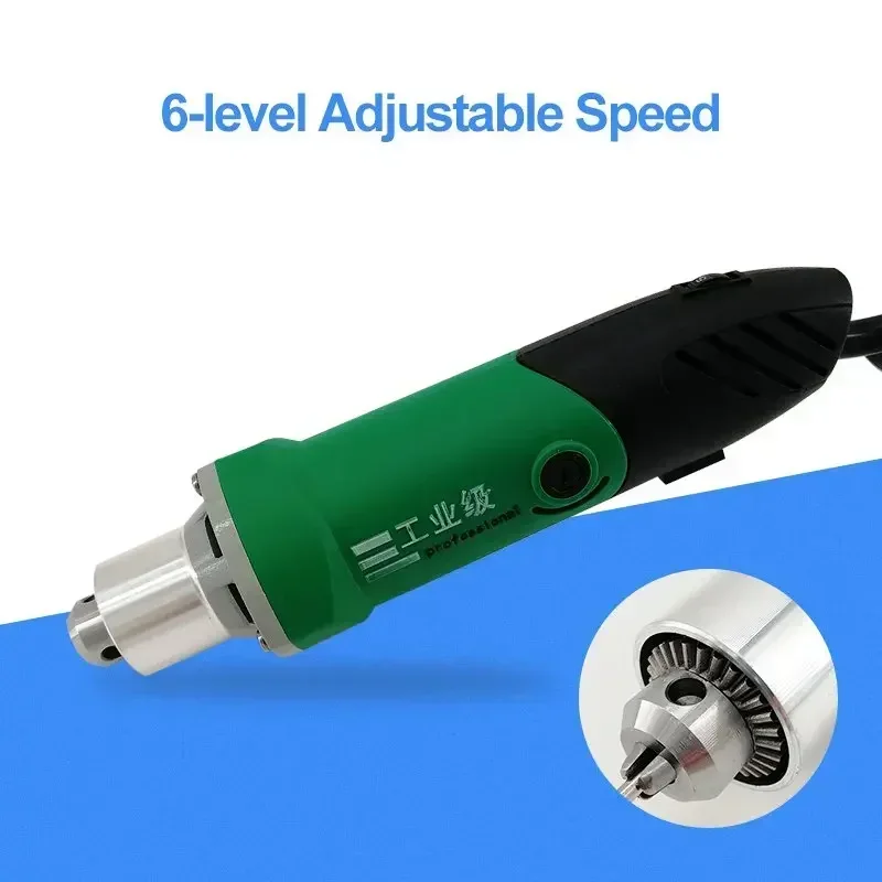 500W Engraver Electric Drill 35000RPM 6-speed Variable Speed Electric Grinder Miniature Polishing Punching Grinding Machine