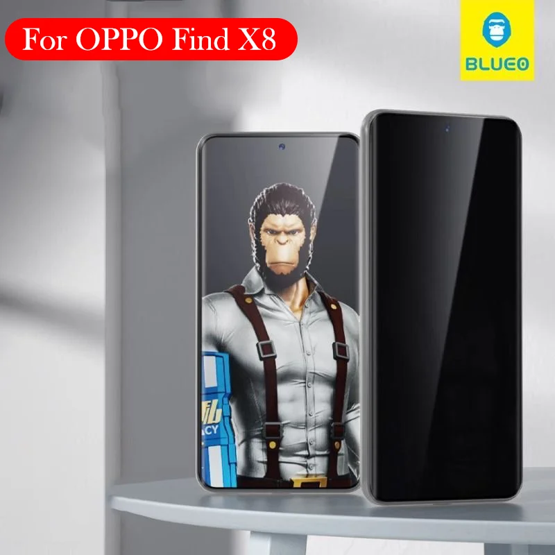 

Blueo Privacy Tempered Glass For OPPO Find X8 Anti Spy Screen for OPPO FIND X8 5g