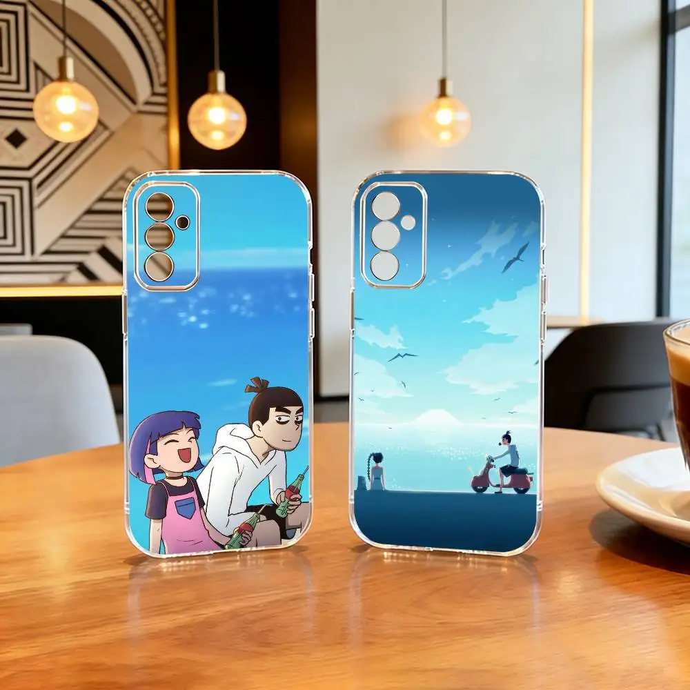 S-Scissor Anime Seven   Phone Case Transparent Silicone Soft For SamsungA10,12,20,21S,30,31,40,50,51,52,70,71