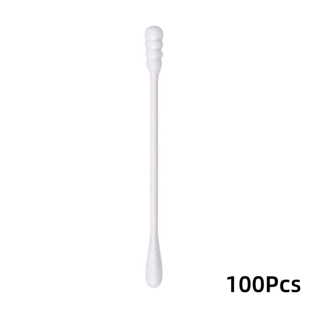 Cotton Bud Double Head Cotton Swabs Ear Pick Cleaner Ear Cleaner Spoon Makeup Cotton Stick Makeup Tool Nose Lipstik Ear Cleaning